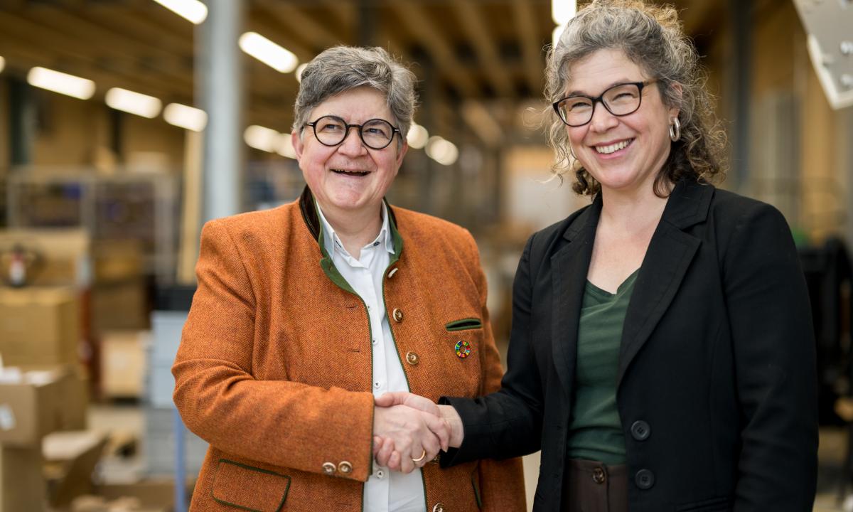 Anita Wymann und Valérie Anouk Clapasson