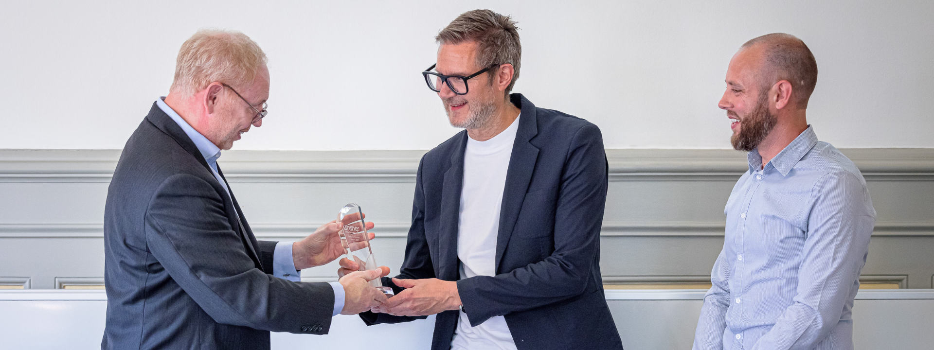 Rico Travella und Loic Ecoffey bei Preisübergabe