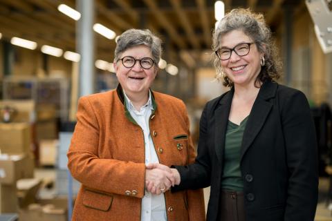 Anita Wymann und Valérie Anouk Clapasson