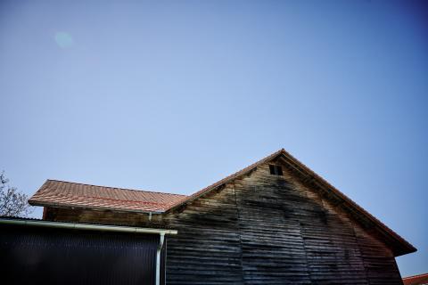 Neues Dach der Ferme des Gadelles