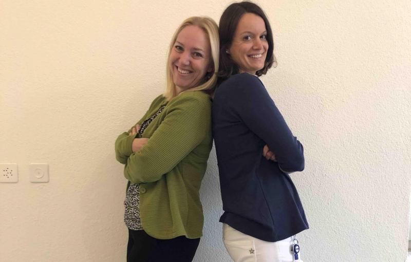 Foto: Isabelle Messerli und Dörte Kohrs vom Hebammen & Familien Zentrum Glarus-Linth auf Crowdify.net