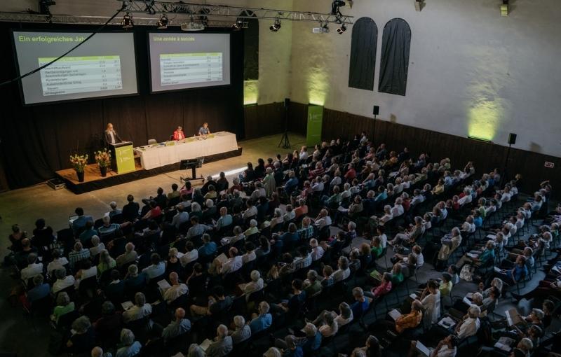 Generalversammlung Alternative Bank Schweiz 2022 (Foto: Jean-Christophe Dupasquier)
