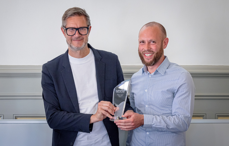 Rico Travella und Loic Ecoffey mit Preis